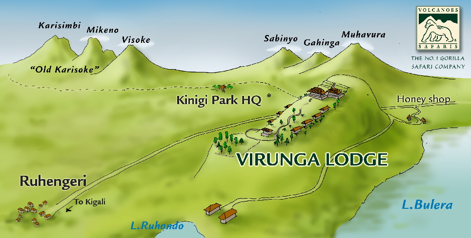 Virunga Karte
