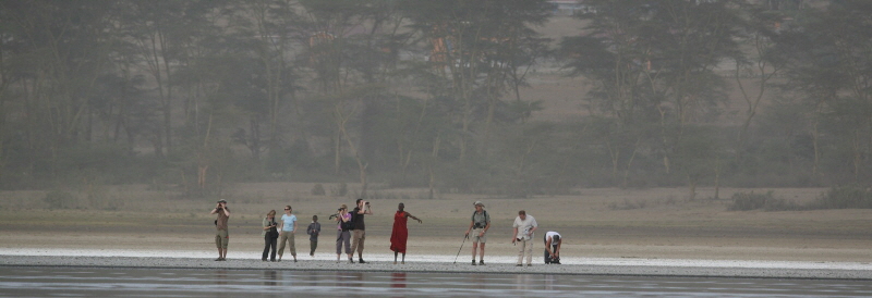 Fuss-Safari am Lake Elmenteita